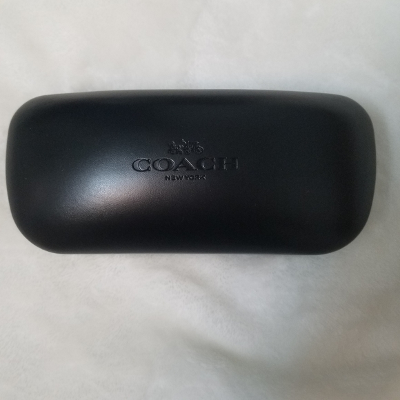 Coach Large Sunglass and Eyewear Case with Microfiber Cloth - Picture 2 of 5